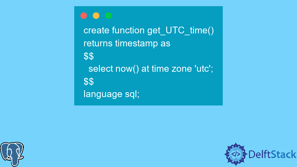 Postgresql Timezone Check